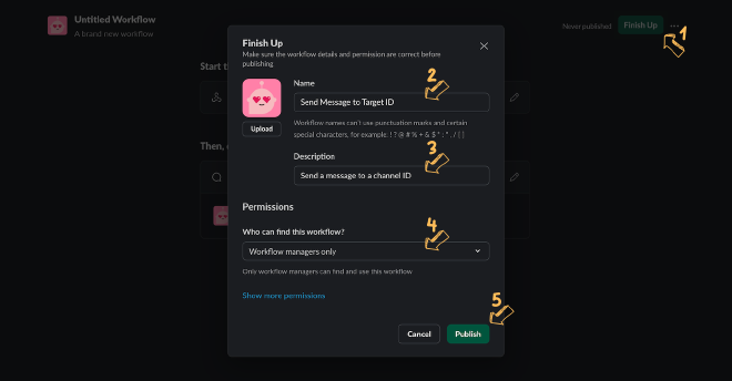 Slack: Finish Up